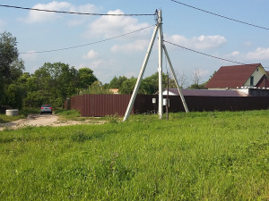 Подключение электричества от столба в Сосновом Бору